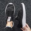 BOANXIL Men Sneakers Mesh Breathable Large Size39-47 Running Flying Weave Sport Shoes Men's Fashionable Light Soft Lace Up Shoes