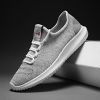 BOANXIL Men Sneakers Mesh Breathable Large Size39-47 Running Flying Weave Sport Shoes Men's Fashionable Light Soft Lace Up Shoes