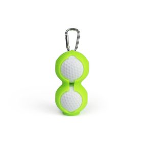 Silicone Golf Ball Cover Golf Protective Cover New Product Silicone Ball Cover Golf Supplies (Color: green)