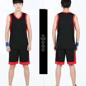 Basketball Sports Suit Men's Summer Casual Wear Sleeveless Thin Vest Running Suit Shorts Sportswear (Option: I-4XL)