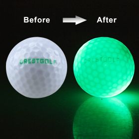 Waterproof LED  Balls For Night Training High Hardness Material For  Practice Balls (Color: green)