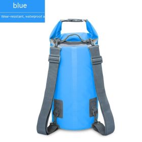 Waterproof Bag PVC Waterproof Bag Swimming Beach Drifting Camouflage Backpack (Option: Sky Blue-5L)