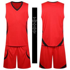 Basketball Sports Suit Men's Summer Casual Wear Sleeveless Thin Vest Running Suit Shorts Sportswear (Option: A-4XL)