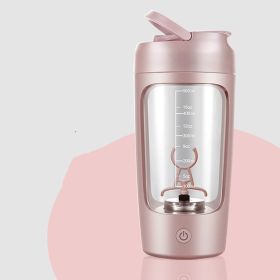 Electric Stirring Automatic Household Portable Coffee Cup (Option: Pink Without Powder Box-601 700ml)