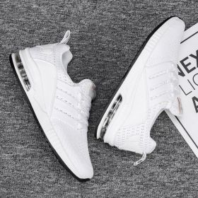 Men Women Boys Air Cushion Casual Shoes 36-45 Mesh Breathable Lightweight Kids Sneakers Outdoor Spring Sumer Autumn Comfortable (Color: White, size: 39)