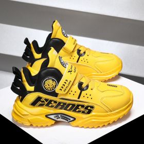 Autumn Children Sneakers Fashion Casual Breathable Mesh Sports Shoes for Boys Running Kids Shoes Chaussure Enfant 2022 (Color: Beige, size: 36)