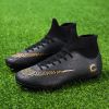 Men Soccer Shoes Unisex Football Shoes Cleats Ankle Football Boots Students Training Sneakers Kids Outdoor Sports Shoes