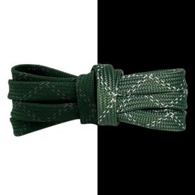 Weiou Manufacturer High Quality 3M High Reflective Lace Flat Double Twill Reflective Lace for Sports Heel Canvas Shoes (Color: #4257	 green, Length: 140cm)