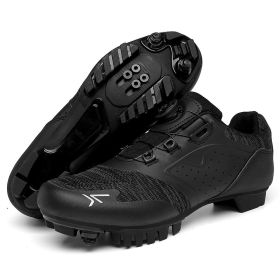 Men Sapatilha Ciclismo Mtb Cycling Shoes Sport Cleats Road Bike Boots Women Flat Speed Sneaker Racing Bicycle Shoes Mountain Spd (Color: black mtb, size: 46)