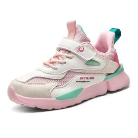 2022 Kids Sheos For Girls Sneakers Fashion Boys Casual Children Shoes Girl Sport Running Child Shoes Chaussure Enfant (Color: Pink, size: 36)