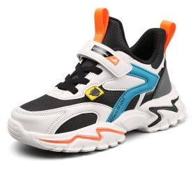 Boys Shoes Children Casual Shoes Girls Brand Kids Leather Sneakers Sport Shoes Fashion Casual Children Boy Sneakers 2019 New (Color: Army Green, size: 33)