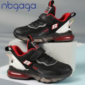 Children Boys Girls Shoes Pink Children Sneakers Mesh Breathable Casual Kids Sports Shoes Lightweight Cute Walking for Sneakers (Color: Black, size: 29)