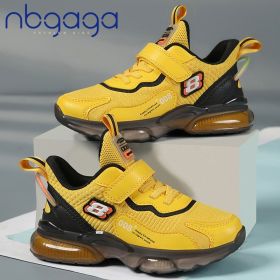 Children Boys Girls Shoes Pink Children Sneakers Mesh Breathable Casual Kids Sports Shoes Lightweight Cute Walking for Sneakers (Color: yellow, size: 28)