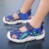Toddler Boy Sports Sandals 2022 Summer Kids Beach Shoes Fashion Children Outdoor Walking Shoes Soft Sole Boys Breathable Sandal