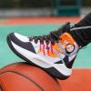 Children Basketball Sports Shoes Spring Autumn Boys High-top Sneakers Shock-Absorbant Grils Basketball Boots Training Sneakers
