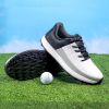 New Brand Leather Men's Golf Shoes Waterproof Non-slip Outdoor Leisure Sports Golf Training Shoes Spikeless Golf Shoes for Men