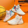 Spring Autumn Children Sports Basketball Shoes Wear-Resisting Boys Training Sneakers Comfortable Non Slip Girls Basketball Shoes