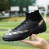 2021New Outdoor Shoes Men Sneakers Soccer Shoes FG/TF Kids Ankle Football Boots Boys Turf Soccer Sport Shoes Large Size 35-47