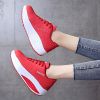 Women Walking SportShoes Fashion Comfortable Lightweight Sneakers Ladies Thick Bottom Casual Footwear Height Increasing Trainers