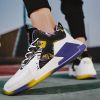 Men Basketball Shoes Breathable Anti-slip Basketball Sneakers Women Summer/Autumn Gym Outdoor Sports White Sneakers