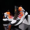 Children Basketball Sports Shoes Spring Autumn Boys High-top Sneakers Shock-Absorbant Grils Basketball Boots Training Sneakers