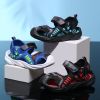 Toddler Boy Sports Sandals 2022 Summer Kids Beach Shoes Fashion Children Outdoor Walking Shoes Soft Sole Boys Breathable Sandal