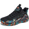 Men's High Top Basketball Shoes High Quality Large Size Basketball Sneakers Non-slip Breathable Outdoor Sports Women's Shoes