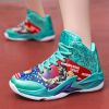 New Teenager Basketball Shoes Boys Sneakers Boys Basket Shoes Anti-slip Outdoor Sports Shoes Trainer Kids Basketball Trainers