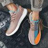 Casual Shoes Men Sneakers Portable Boy Running Fashion Breathable Mesh Comfortable Lace-Up Non-Slip Walking Spring Summer Autumn