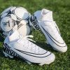 Large size youth adult football shoes long spikes short spikes sports football shoes