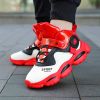 High-Top Children's Basketball Shoes Kids Girls Light Soft Sole Breathable Sneakers for Boys Casual Sports Running Shoes Red