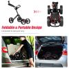 The All Terrain Durable Foldable Multi-Wheel Golf Pull Push Cart Trolley