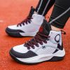 Children Basketball Sports Shoes Spring Autumn Boys High-top Sneakers Shock-Absorbant Grils Basketball Boots Training Sneakers