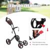 The All Terrain Durable Foldable Multi-Wheel Golf Pull Push Cart Trolley