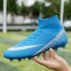 2021New Outdoor Shoes Men Sneakers Soccer Shoes FG/TF Kids Ankle Football Boots Boys Turf Soccer Sport Shoes Large Size 35-47