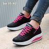Women Walking SportShoes Fashion Comfortable Lightweight Sneakers Ladies Thick Bottom Casual Footwear Height Increasing Trainers