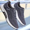 Spring Summer Autumn Flying Woven Men Boys Mesh Sneakers Breathable Student Casual Slip-on Running Sports Shoes Outdoor Portable
