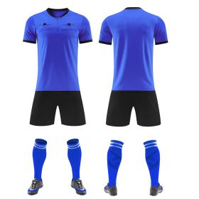 Football Referee Clothing Match Referee Clothing Suit (Option: Blue-M)
